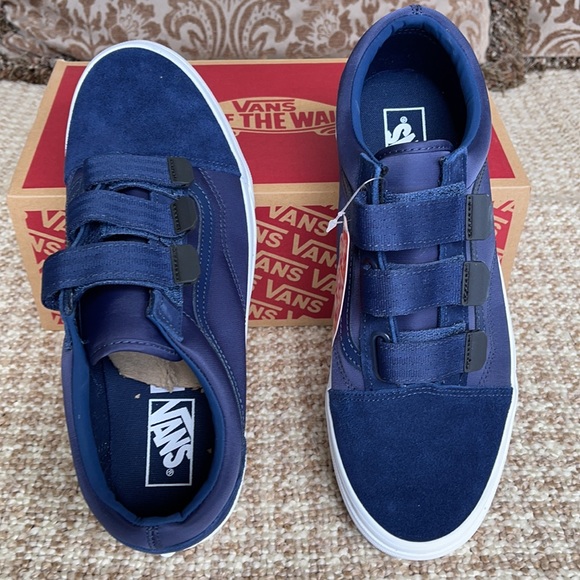 Vans Old Skool V Surplus Nylon Dress Blue WMNS - Picture 12 of 16